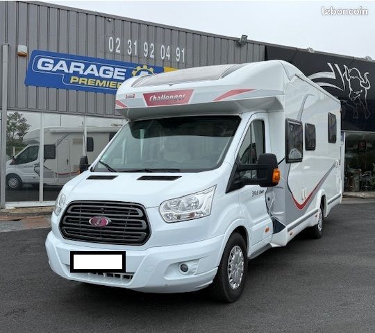 Camping car Challenger genesis 398 EB profilé lit central + lit pavillon — Garage Normandie Auto